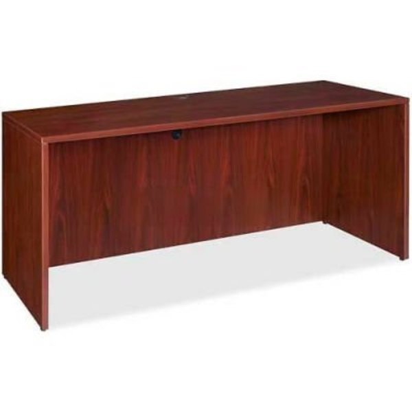 Sp Richards Lorell® Credenza Shell - 72"W x 24"D x 29-1/2"H - Mahogany - Essentials Series LLR69376